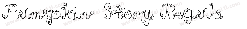 Pumpkin Story Regula字体转换